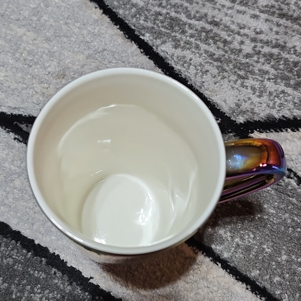 STARBUCKS 2022 RAINBOW IRIDESCENT HOLOGRAPHIC 16OZ COFFEE MUG - Picture 5 of 9